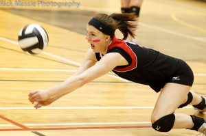 Porter Creek Rams vs. Vanier Crusaders. Photo by Rick Massie / Yukon Sports Photographer.